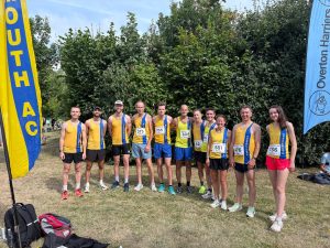 The Bournemouth AC team after the Lordshill 10k