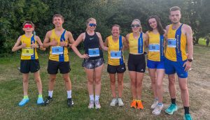 The Bournemouth AC team for Race 4 of the Upton Summer Series