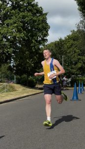 Bryn Smith in action at the Lordshill 10k