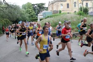 Callum Pearson starting the third race of the Upton Summer Series