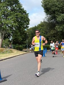Chris O'Brien in the Lordshill 10k