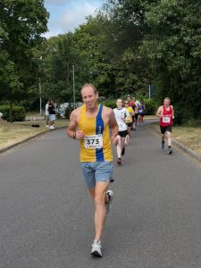 Clint Taylor in the Lordshill 10k