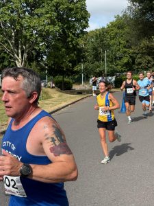 Helen Beddoe in the Lordshill 10k