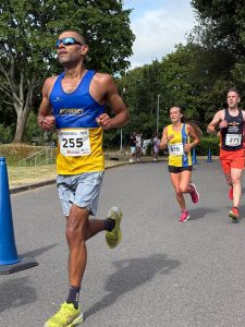 Holly Collier in the Lordshill 10k