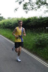 Jack Barwick in action at the Blackmore Vale Half Marathon