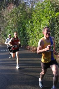Josh Cole in action at the Blackmore Vale Half Marathon
