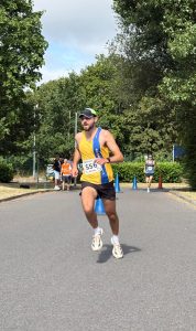 Luke Martin in the Lordshill 10k