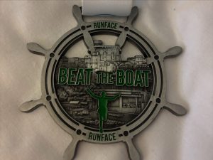 The Beat the Boat medal