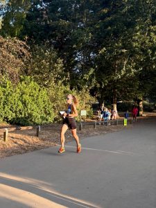 Michelle Dorrington in action in Race 5 of the Upton Summer Series