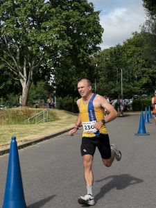 Patrick Kingston in the Lordshill 10k