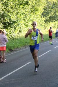 Rich Brawn competing in the Blackmore Vale Half Marathon