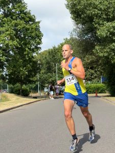 Richard Brawn in the Lordshill 10k