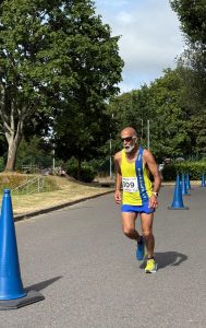 Sanjai Sharma in the Lordshill 10k