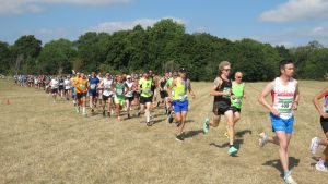 Stu Nicholas sets off in the Beat the Boat 10k