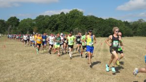 Stu Nicholas starting the Beat the Boat 10k