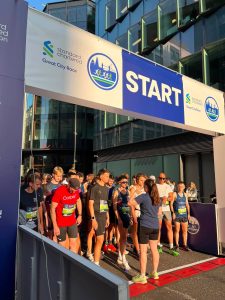The start line of the Standard Chartered Great City Race