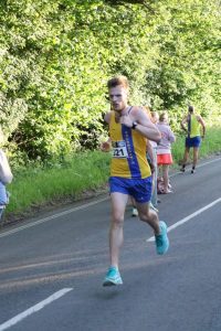 Tom Casson in action at the Blackmore Vale Half Marathon