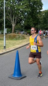 Tom Ralph in the Lordshill 10k