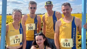 The Bournemouth AC group at the Sunflower Stride
