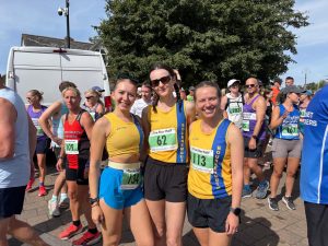 The Bournemouth AC ladies team at the Stur Half