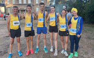 The Bournemouth AC team at Race Six of the Upton Summer Series