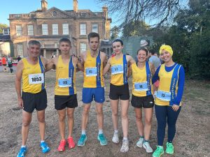 The Bournemouth AC team at Race Six of the Upton Summer Series