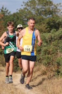 David Crowther in action at the Sunflower Stride