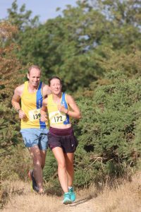 Helen Beddoe and Clint Taylor in the Sunflower Stride