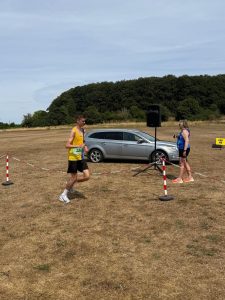 Jack Barwick finishing the Stur Half