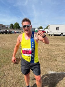 Rich Nelson after competing the Stur 5k