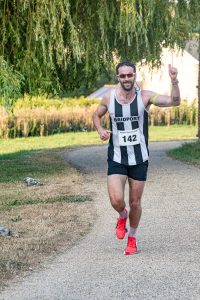 Rob Parker in action in the Maiden New Ten