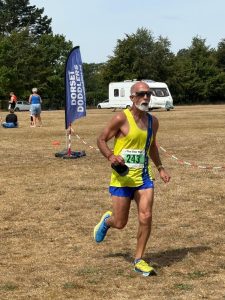 Sanjai Sharma coming into complete the Stur Half