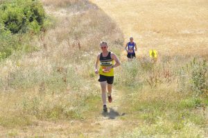 Stu Glenister in action at the Apple Plod 10k.ish