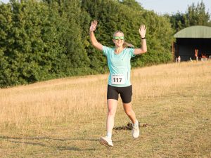 Zoe Meaton enjoying the Maiden New Ten