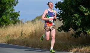 Bryn Smith in the Newark Half Marathon