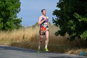 Bryn Smith in action at the Newark Half Marathon