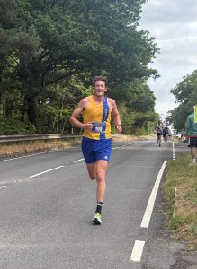 Chester Clarke in the Totton 10k