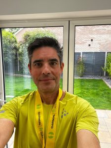 Chris O'Brien after the New Forest Half Marathon