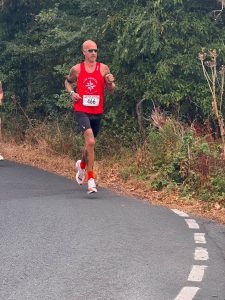 Dave Hunt in the Isle of Wight Half Marathon