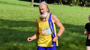Geoff Newton in the England Masters Cross Country Championships