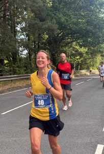 Helen Beddoe in the Totton 10k