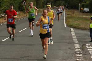 Helen Beddoe in the Totton 10k
