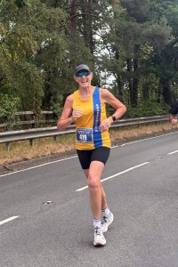 Janine Pattison in action at the Totton 10k