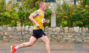 Josh Cole in the Isle of Wight Half Marathon