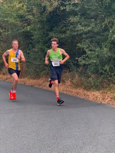 Josh Cole and Joshua Price in the Isle of Wight Half Marathon