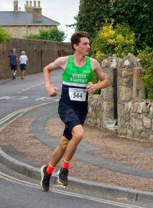 Joshua Price in the Isle of Wight Half Marathon