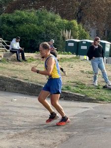 Jud Kirk in the Round the Lakes 10k