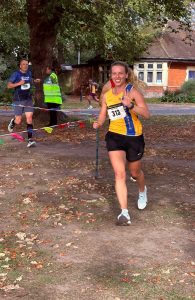 Katie Bentley at Round the Lakes 10k