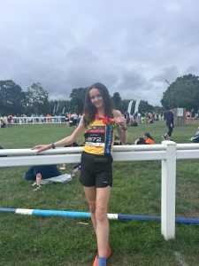 Kitty Cook after the New Forest Marathon