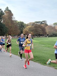 Kitty Cook racing the Round the Lakes 10k
